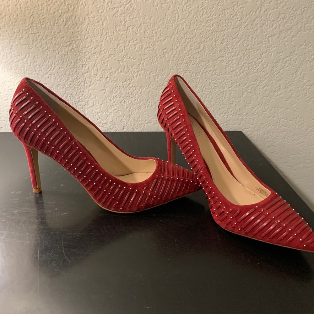 Vince Camuto red heels